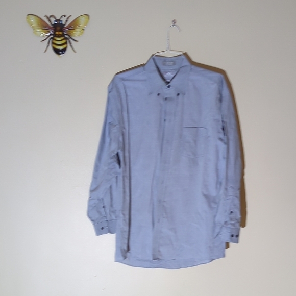Stafford Other - Stafford Executive Gray Cotton Shirt Size 17-34/35